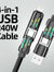 240W 4-in-1 USB C Cable
